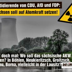Wo in Sachsen wollen Atomkraft-Fans neues AKW bauen? Warnung vor gefährlichem Rückschritt in der Energiepolitik Wo in Sachsen wollen Atomkraft-Fans neues AKW bauen? Warnung vor gefährlichem Rückschritt in der Energiepolitik