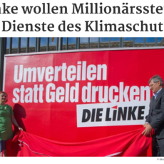 Mit Millionärssteuer den Klimaschutz sozialverträglich machen – Initiative aus Sachsen! Mit Millionärssteuer den Klimaschutz sozialverträglich machen – Initiative aus Sachsen!