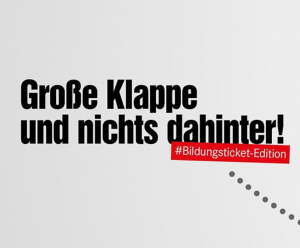 Bildungsticket ist Koalitionsversagen par excellence!