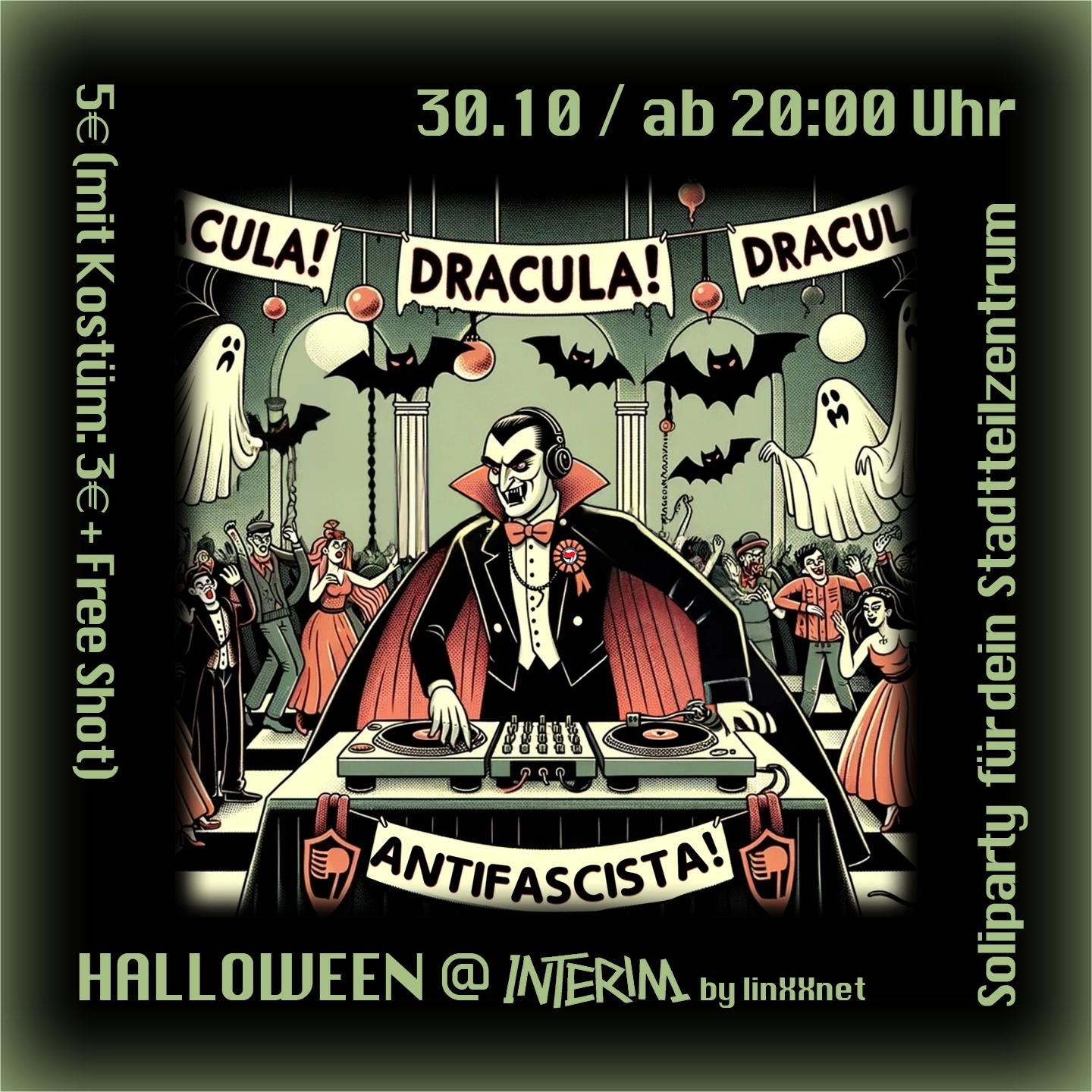 Antifaschistische-Halloween-Soli-Party im INTERIM